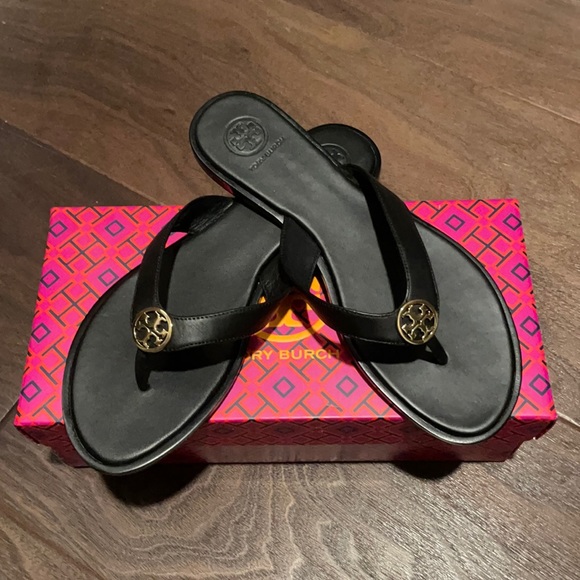 Tory Burch Shoes - Tory Burch, Size 7, New, Black Leather Sandals